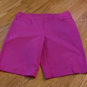 Time and True large pink shorts.